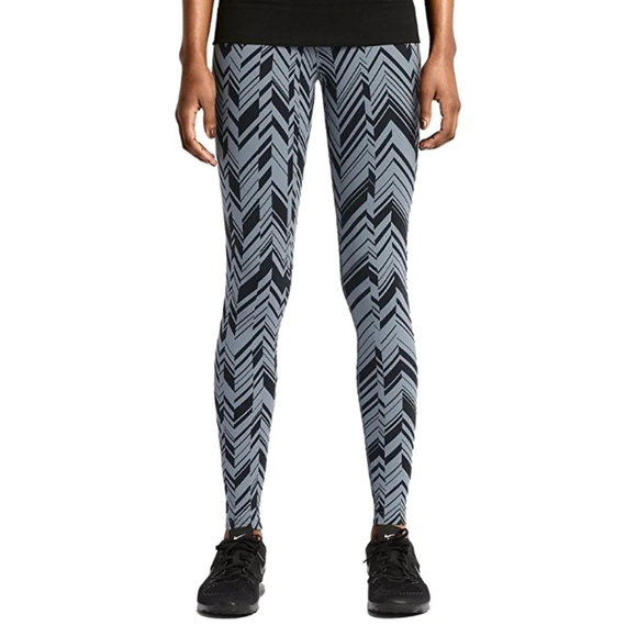Nike Dri Fit Legendary Freeze Frame Tight Fit Leggings 642524-494 Women's M - Picture 2 of 8